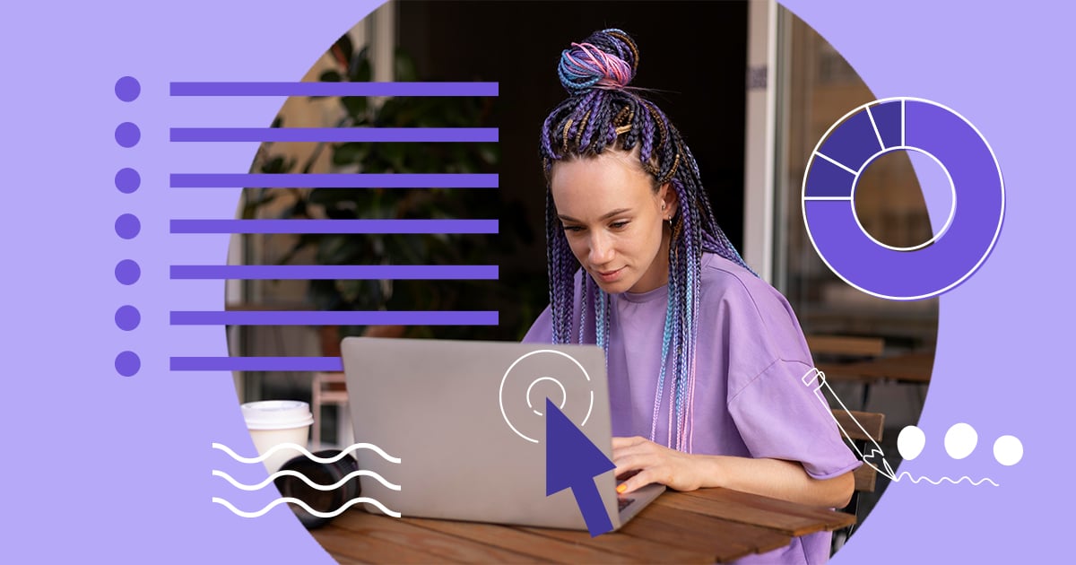 Jovem lendo o tutorial SEO da Rock Content